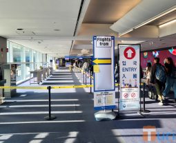 Health screening for arriving passengers at Incheon Airport Terminal 1